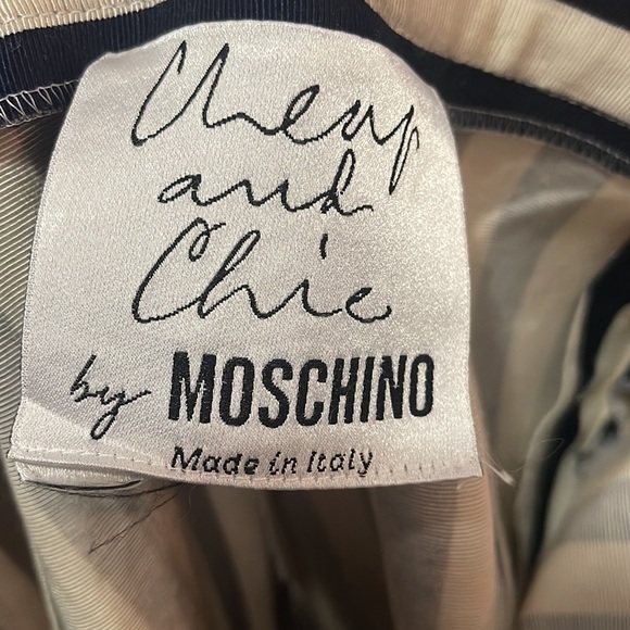 Moschino Cheap Chic Black White Striped Pants - Picture 7 of 9